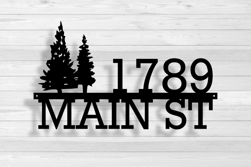 Load image into Gallery viewer, Home Address Sign | Custom Metal Address Sign | Personalized Metal Address Sign