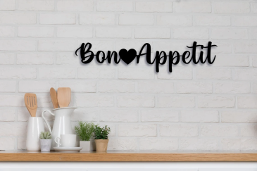 Load image into Gallery viewer, Bon Appetit Metal Sign