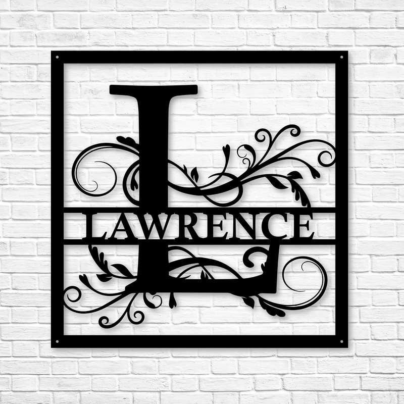 Load image into Gallery viewer, Split Monogram Square