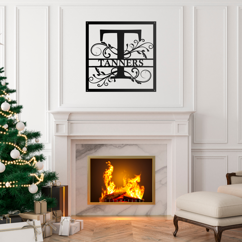 Load image into Gallery viewer, Split Monogram Square