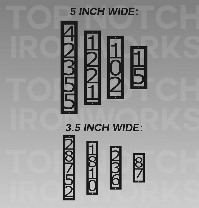 Load image into Gallery viewer, Vertical Address Sign