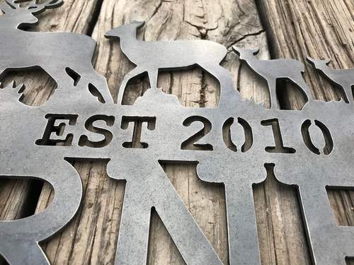 Load image into Gallery viewer, Mountain and Deer Monogram