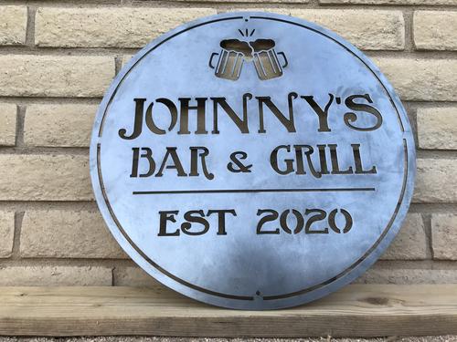 Load image into Gallery viewer, Circle Bar Sign