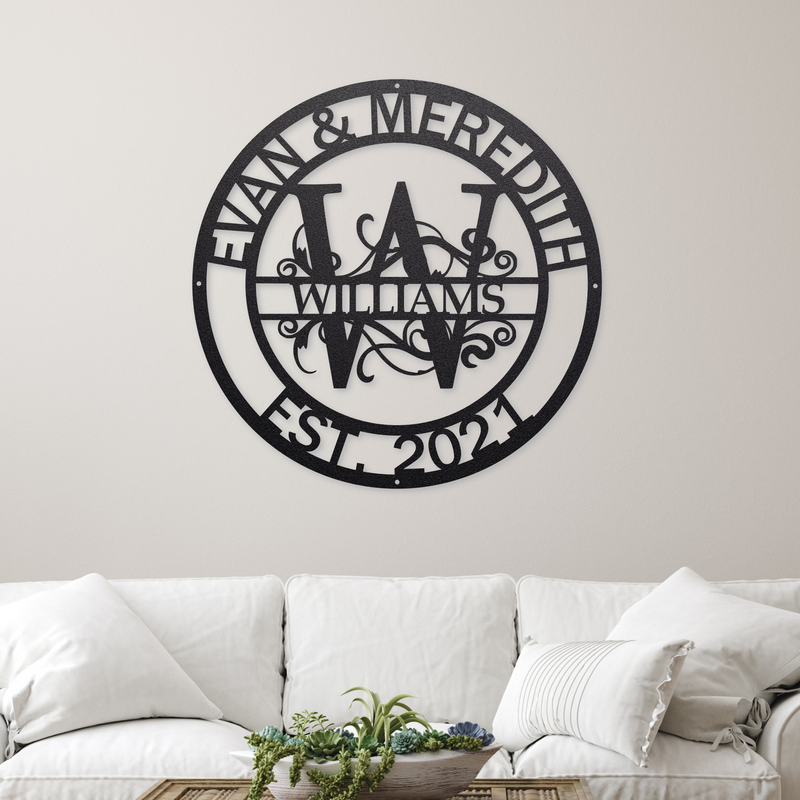 Load image into Gallery viewer, Circle Letter Monogram