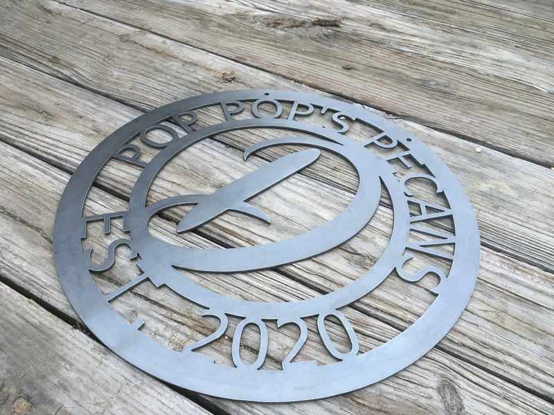 Load image into Gallery viewer, Custom Metal Sign | Last Name Metal Sign | Custom Last Name Sign | Metal address Sign | Wedding Gift | Custom Metal Sign