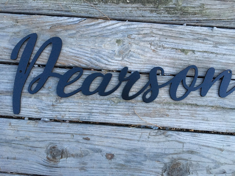 Load image into Gallery viewer, Personalized Cursive Sign