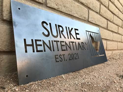 Load image into Gallery viewer, Chicken Coop Sign - Henitentiary