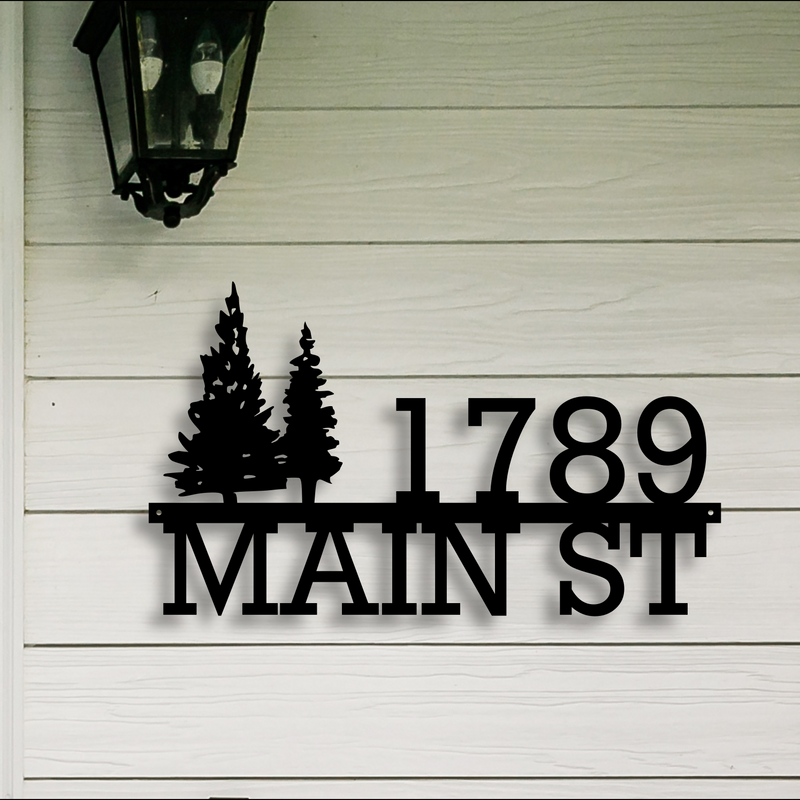 Load image into Gallery viewer, Home Address Sign | Custom Metal Address Sign | Personalized Metal Address Sign