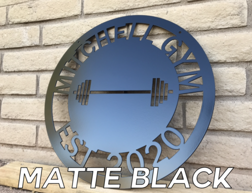 Load image into Gallery viewer, Circle Barbell Gym Sign