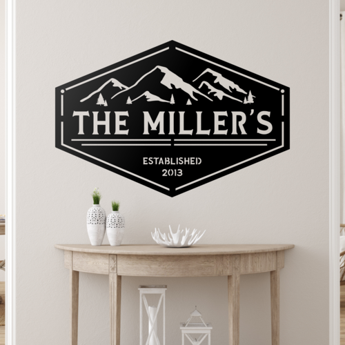 Load image into Gallery viewer, Mountain Monogram