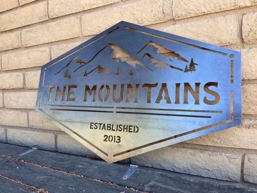 Load image into Gallery viewer, Mountain Monogram