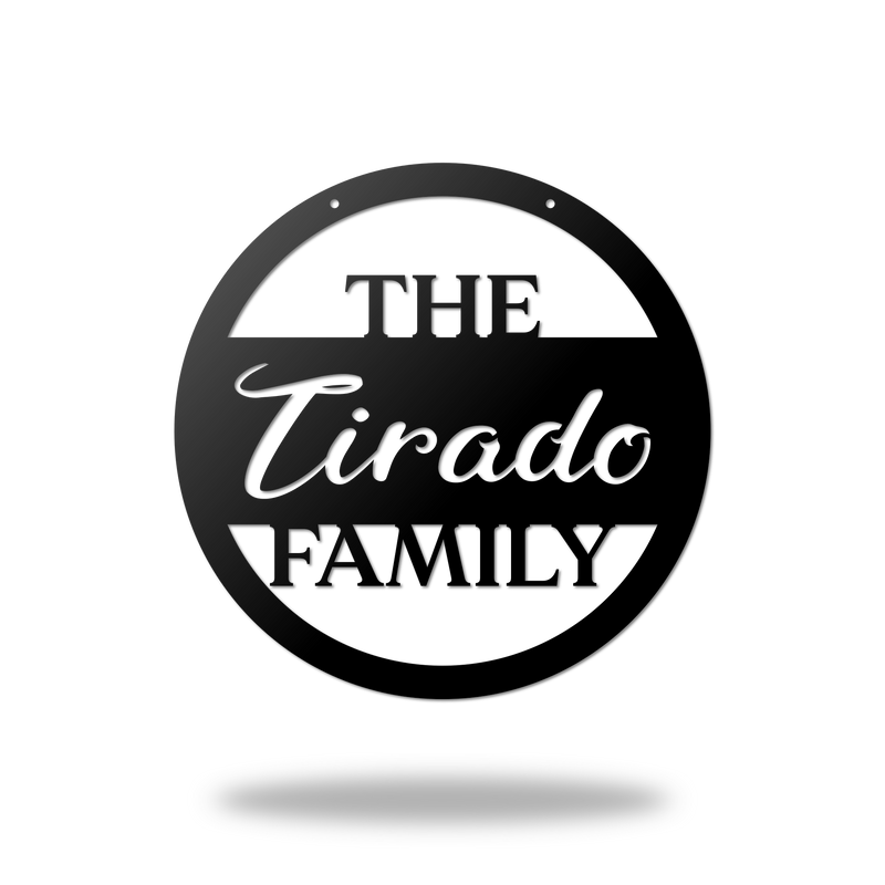 Load image into Gallery viewer, Circle Family Monogram