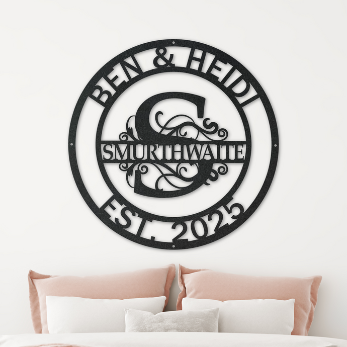 Circle Letter Monogram