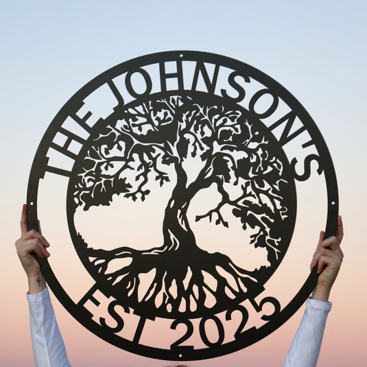 Tree Of Life Circle Sign