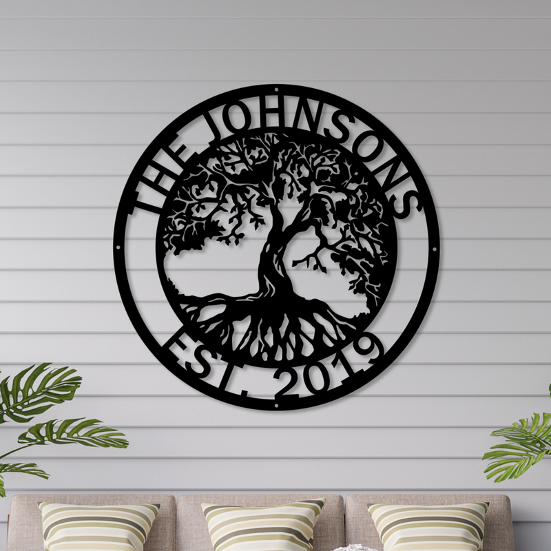 Load image into Gallery viewer, Tree Of Life Circle Sign
