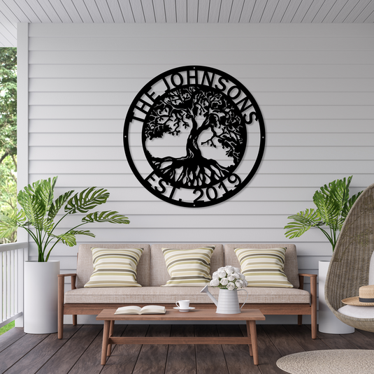 Tree Of Life Circle Sign
