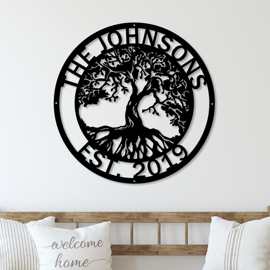 Tree Of Life Circle Sign