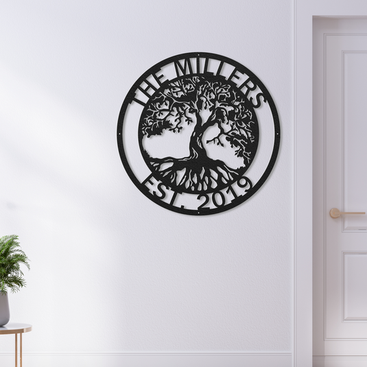 Tree Of Life Circle Sign