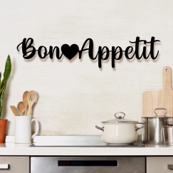 Bon Appetit Metal Sign