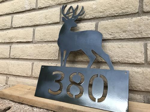 Elk Address Sign