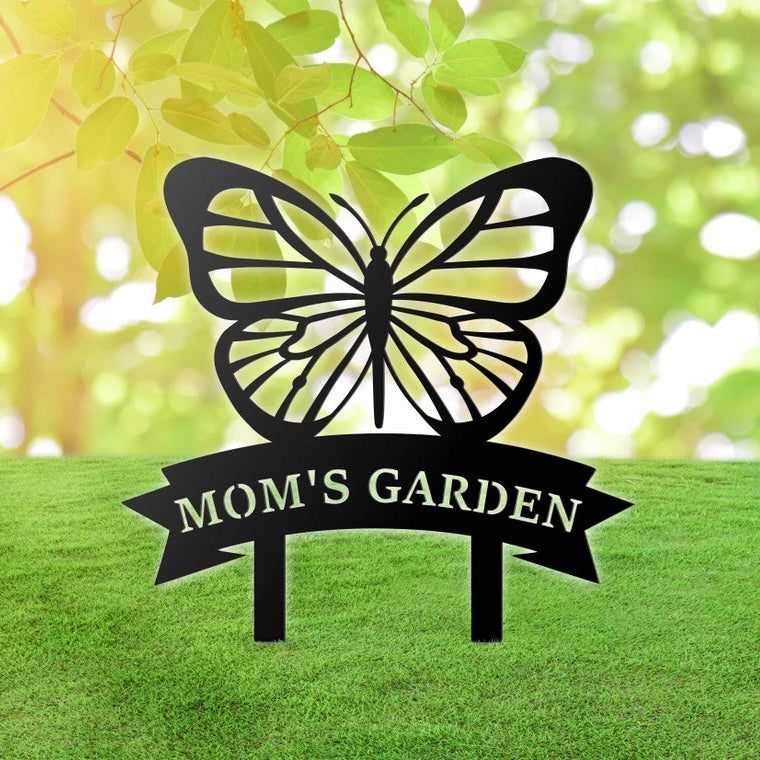 Load image into Gallery viewer, Butterfly Design Garden Stake

