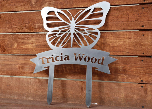 Butterfly Design Garden Stake