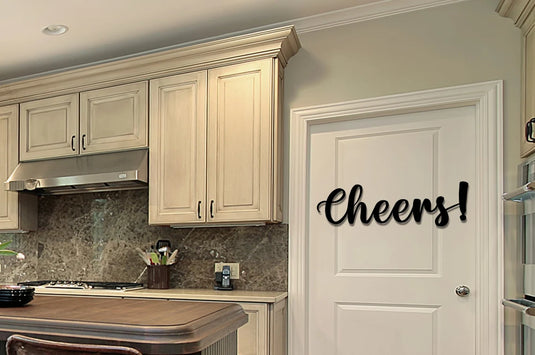Cheers! Metal Sign