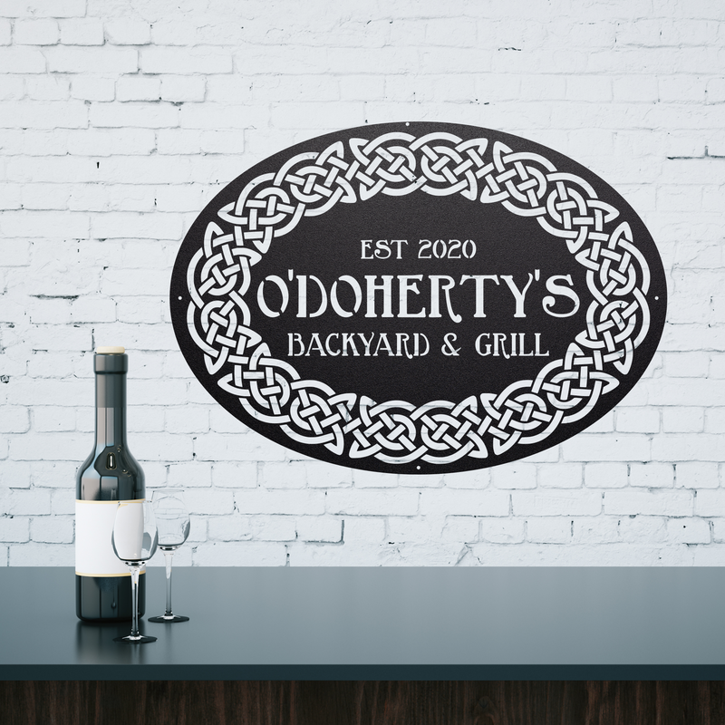 Load image into Gallery viewer, Personalized Bar Sign | Home Bar sign | Custom Pub Sign | Outdoor Last Name Patio Decor  | Man Cave | Clubhouse Wall Art
