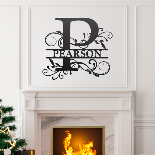 Letter Monogram - Floral