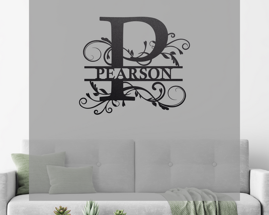 Letter Monogram - Floral