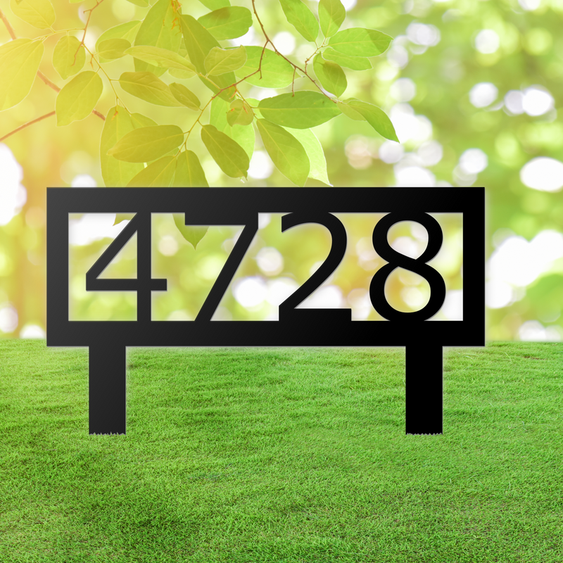 Load image into Gallery viewer, Address Sign with Stakes
