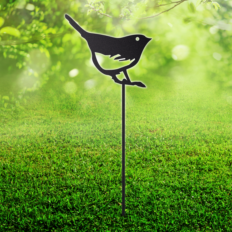 Load image into Gallery viewer, Bird Garden Stake | Metal Bird Garden Stake | Steel Garden Stake | Steel Gardening Décor | Bird
