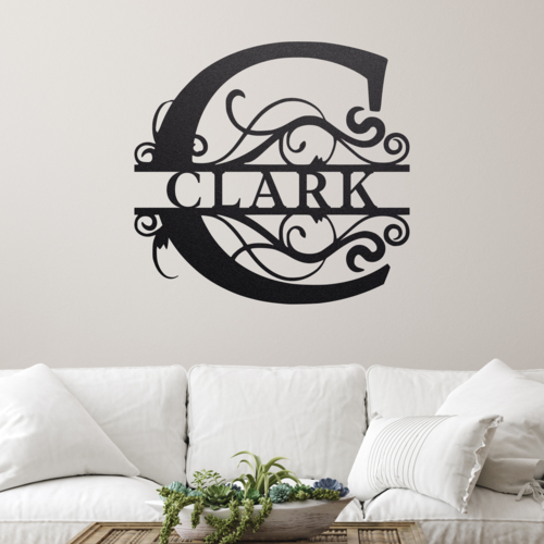 Letter Monogram - Fancy