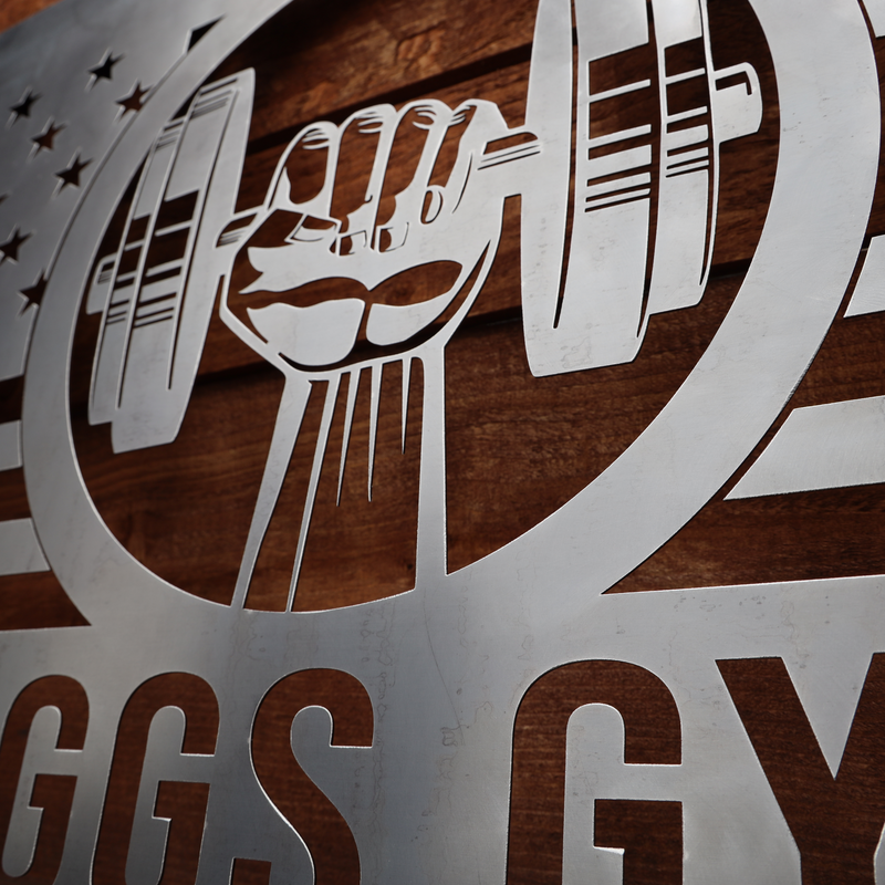 Load image into Gallery viewer, American Flag Gym Sign
