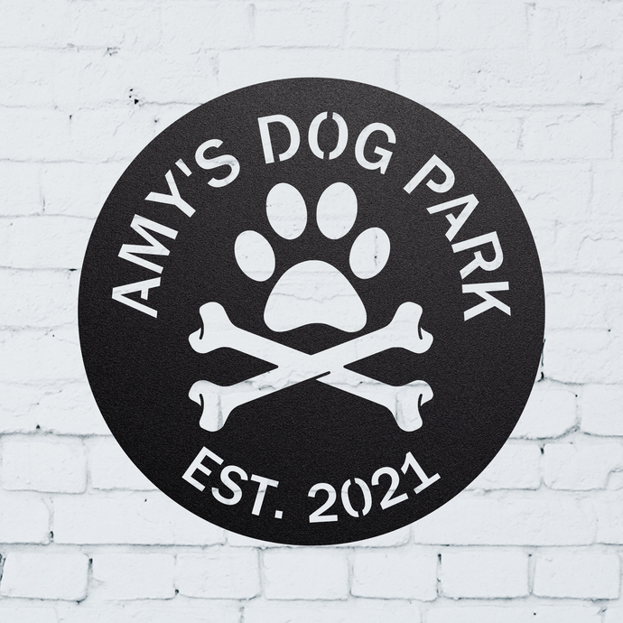 Custom Dog Sign | Dog Sign Metal | Personalized Dog Sign | Metal Dog Sign | Gifts For Dog Owners | Dog Lovers | Custom Dog Gifts