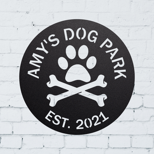 Custom Dog Sign | Dog Sign Metal | Personalized Dog Sign | Metal Dog Sign | Gifts For Dog Owners | Dog Lovers | Custom Dog Gifts