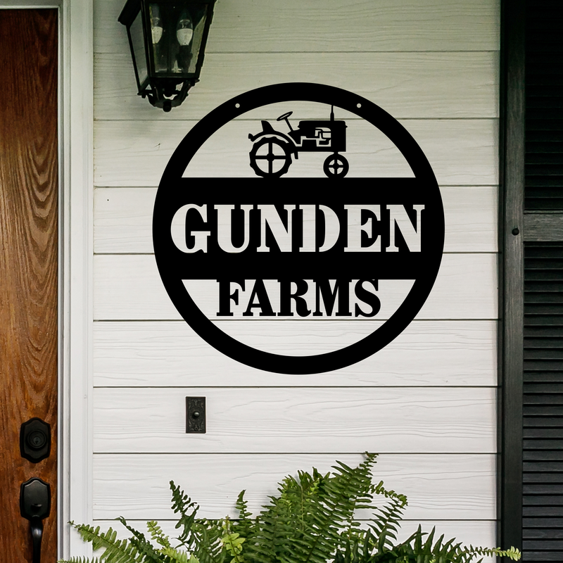 Load image into Gallery viewer, Circle Tractor Sign
