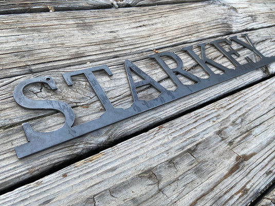 Custom Garage Sign | Custom Metal Sign | Family Room Decor | Family Sign | Metal Word Art