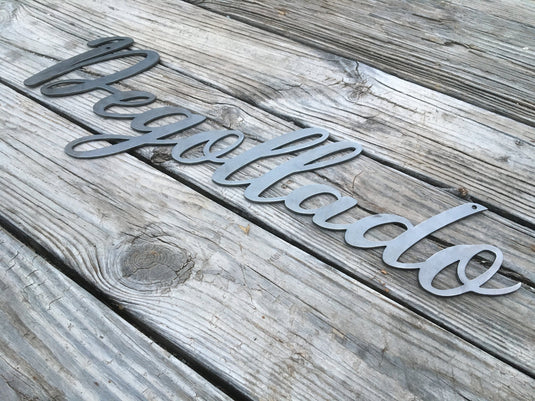 Personalized Cursive Sign
