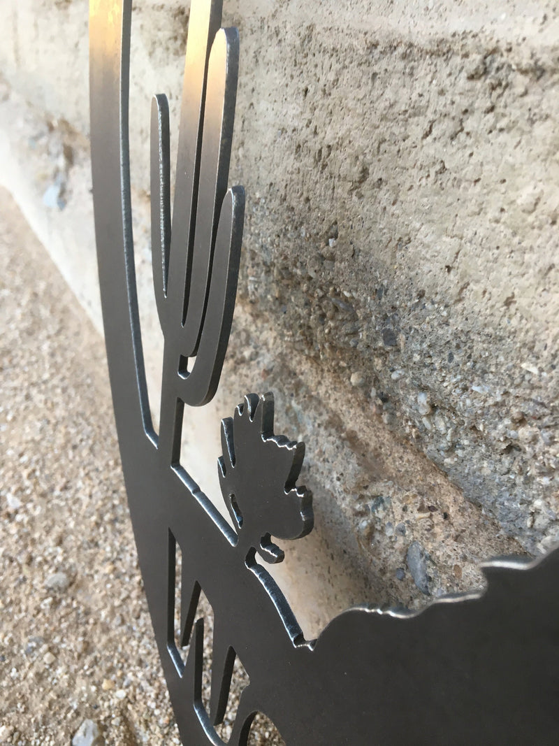 Load image into Gallery viewer, Southwestern Welcome Sign | Southwestern Wedding Gift | Personalized welcome sign | Metal Welcome sign
