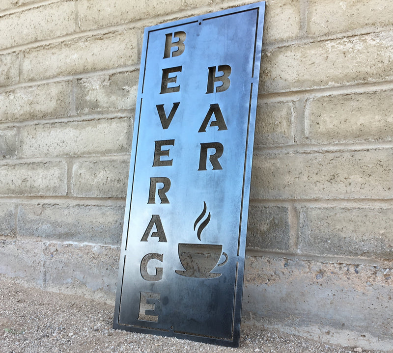 Load image into Gallery viewer, Coffee Sign | Metal Coffee Sign | Coffee Bar Sign | Family Bar Sign
