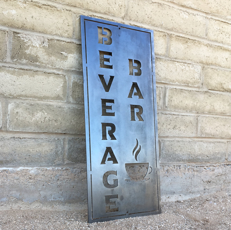 Load image into Gallery viewer, Coffee Sign | Metal Coffee Sign | Coffee Bar Sign | Family Bar Sign
