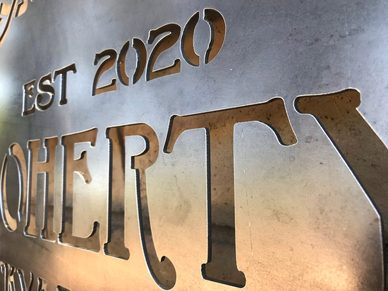 Load image into Gallery viewer, Personalized Bar Sign | Home Bar sign | Custom Pub Sign | Outdoor Last Name Patio Decor  | Man Cave | Clubhouse Wall Art
