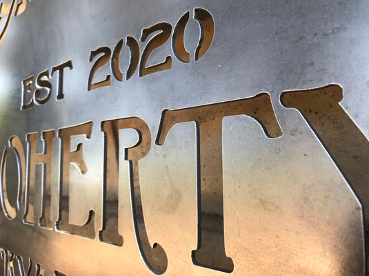 Personalized Bar Sign | Home Bar sign | Custom Pub Sign | Outdoor Last Name Patio Decor  | Man Cave | Clubhouse Wall Art