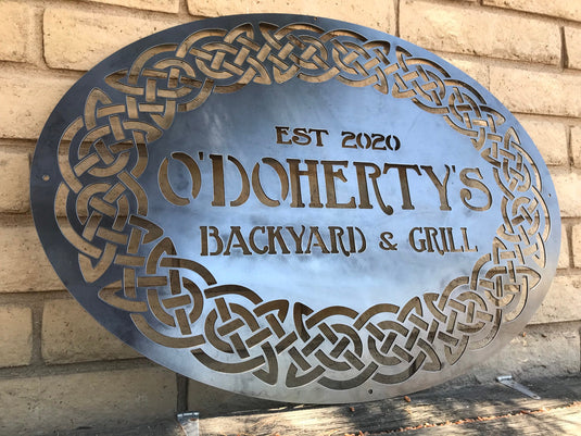 Personalized Bar Sign | Home Bar sign | Custom Pub Sign | Outdoor Last Name Patio Decor  | Man Cave | Clubhouse Wall Art