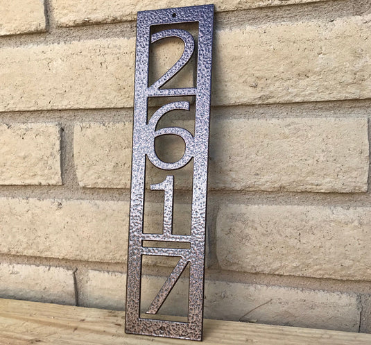 Vertical Address Sign