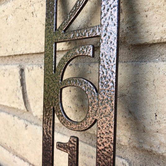 Vertical Address Sign