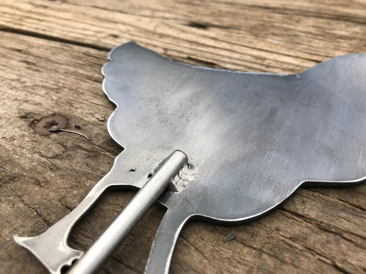 Chicken Garden Stake | Metal Chicken Garden Stake | Steel Gardening Décor | Chicken | Garden |