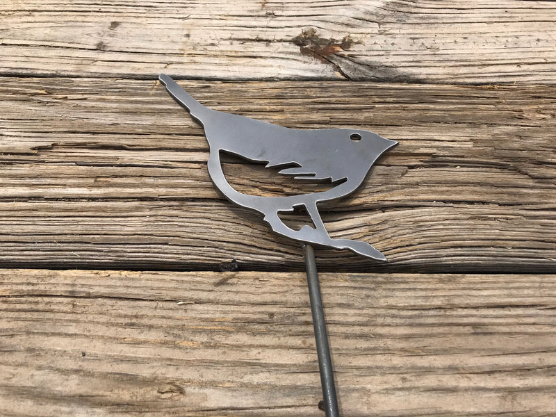 Load image into Gallery viewer, Bird Garden Stake | Metal Bird Garden Stake | Steel Garden Stake | Steel Gardening Décor | Bird
