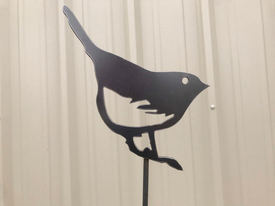 Bird Garden Stake | Metal Bird Garden Stake | Steel Garden Stake | Steel Gardening Décor | Bird